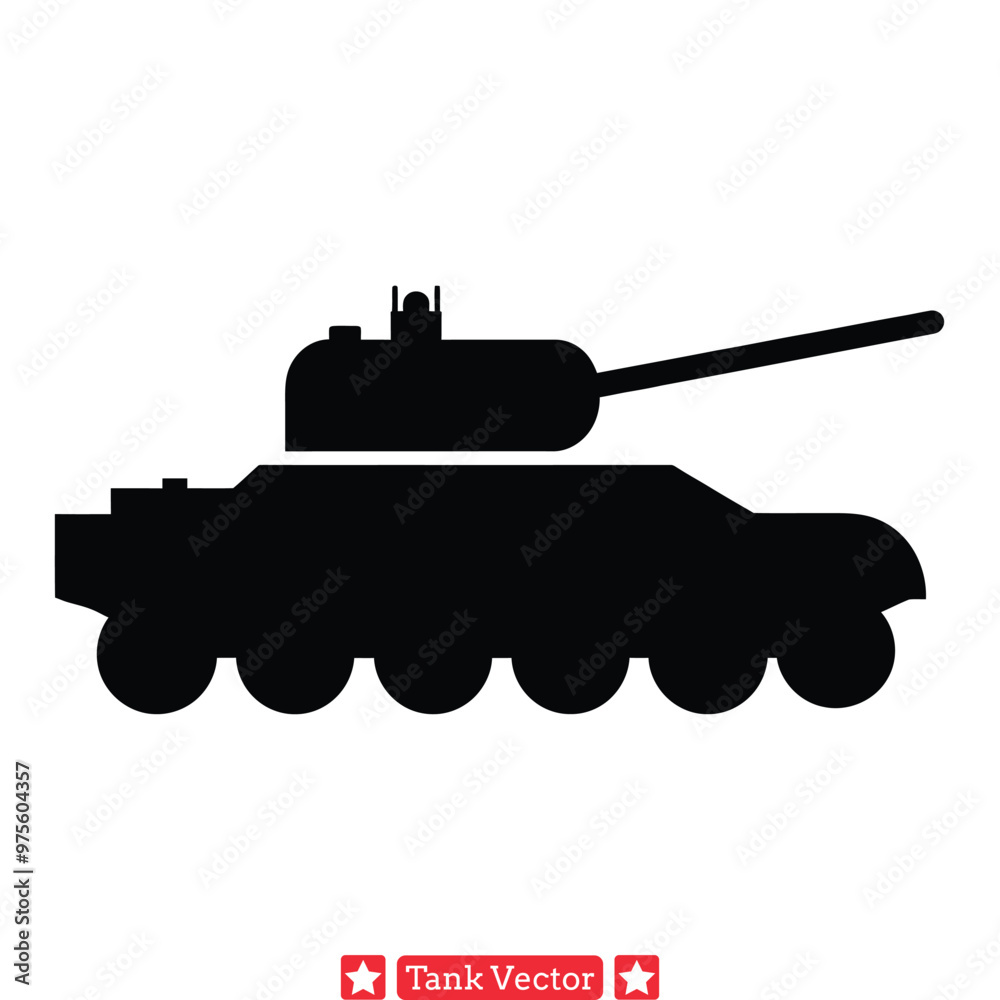 Steel Monsters Varied Tank Silhouettes for Graphic Designers Steel Monsters Varied Tank Silhouettes for Graphic Designers