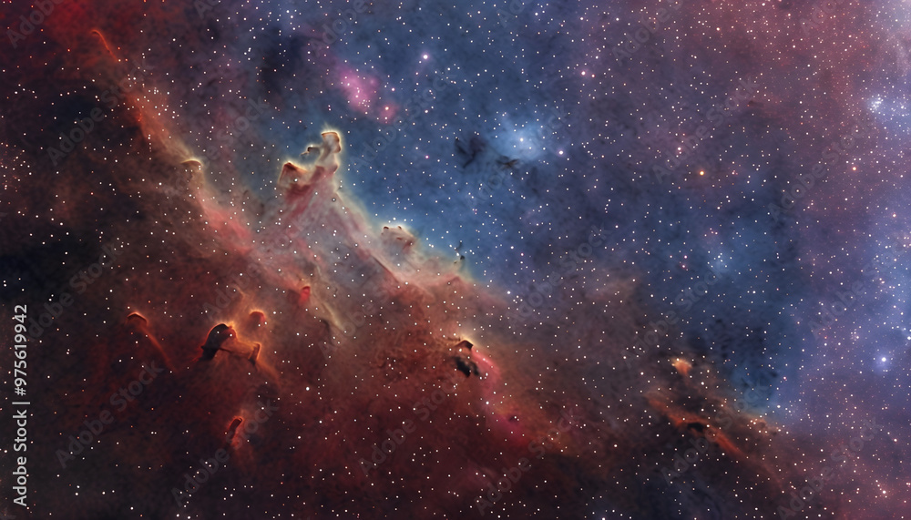 Fototapeta premium Nebula background 