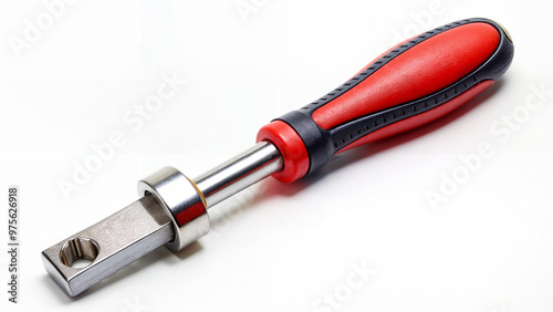 Set of repair tools on white background