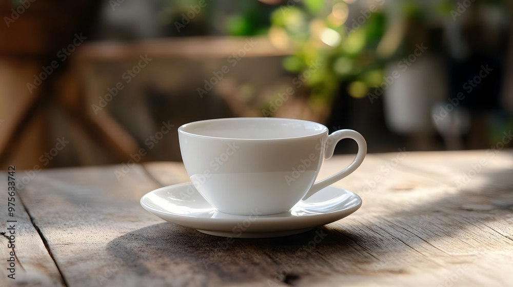 88. A delicate white porcelain teacup with a small saucer 88. A delicate white porcelain teacup with a small saucer