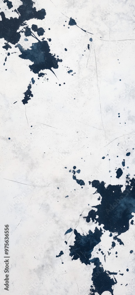 Abstract high contrast background. Black, blue and white concrete streaked banner. Cracked concrete background Abstract high contrast background. Black, blue and white concrete streaked banner. Cracked concrete background