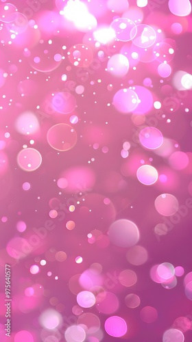 A dreamy pink background with soft bokeh effects, ideal for design and decoration.