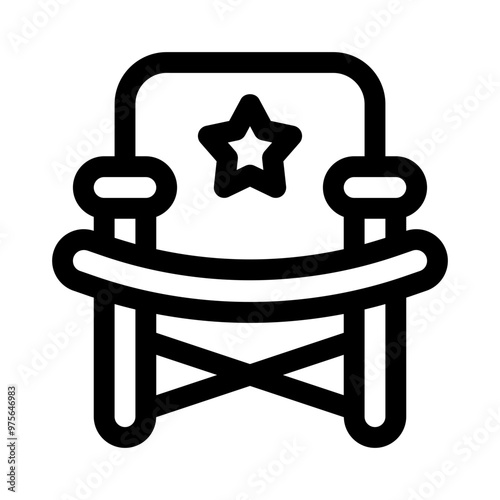 Director's Chair line icon