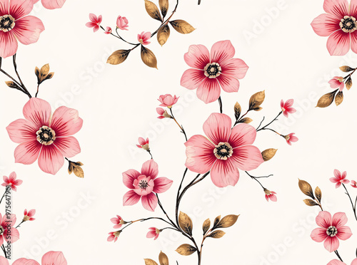 pattern with flowers
