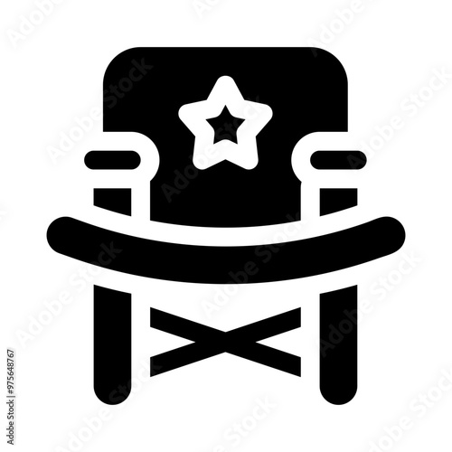 Director's Chair glyph icon