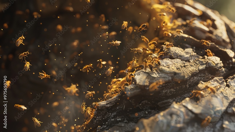 Obraz premium termite closeup wallpaper