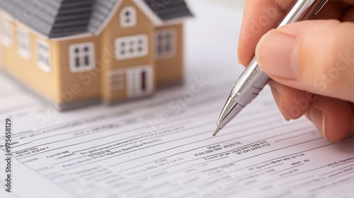 Home Buying Essentials, detailed checklist and interest rate comparison sheet held in hands, emphasizing the importance of informed decision-making in real estate transactions