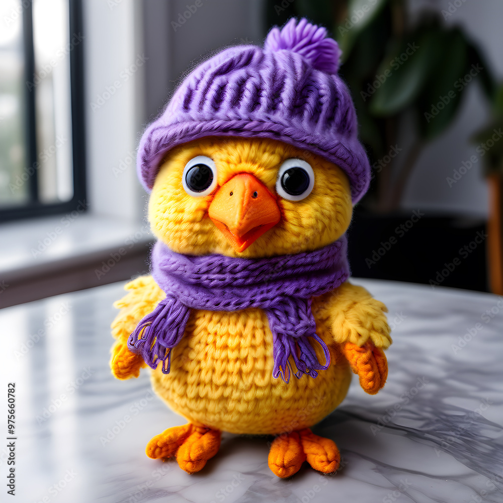 Knitted Chicken Toy Knitted Chicken Toy