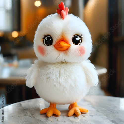 A toy made of Chicken fur