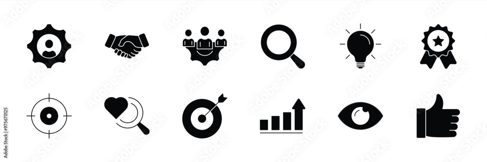 core values icon set. goals, innovation, teamwork, quality icon. editable stroke core values icon. vector illustration core values icon set. goals, innovation, teamwork, quality icon. editable stroke core values icon. vector illustration