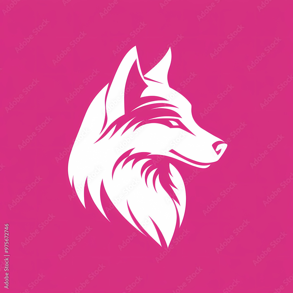 Obraz premium Wolf logo icon