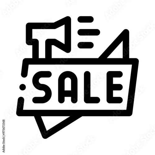 Clearance Sale line icon