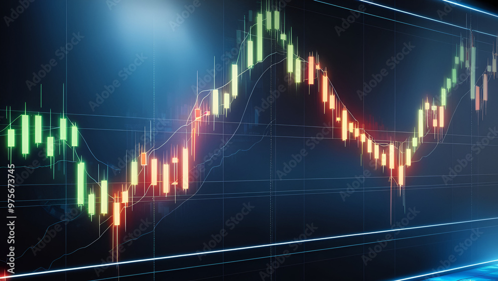 Graphs and charts on stock market screen background. Graphs and charts on stock market screen background.