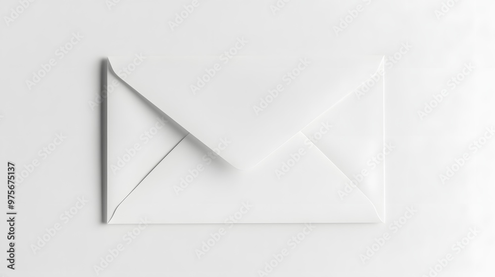 149. A classic white envelope with a subtle emboss 149. A classic white envelope with a subtle emboss