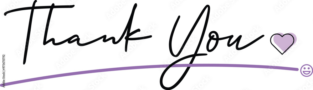 Thank You Caligraphy Isolated on white background, Vector Thanks Giving Thank You Caligraphy Isolated on white background, Vector Thanks Giving