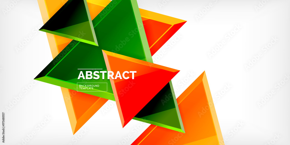 Abstract background - glossy triangles. Vector Illustration For Wallpaper, Banner, Background, Card, Book Illustration, landing page Abstract background - glossy triangles. Vector Illustration For Wallpaper, Banner, Background, Card, Book Illustration, landing page