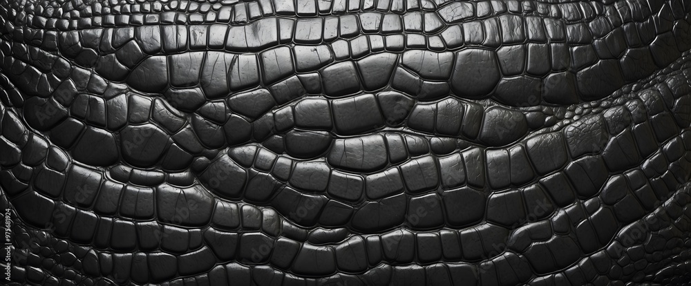 black crocodile leather surface texture background black crocodile leather surface texture background