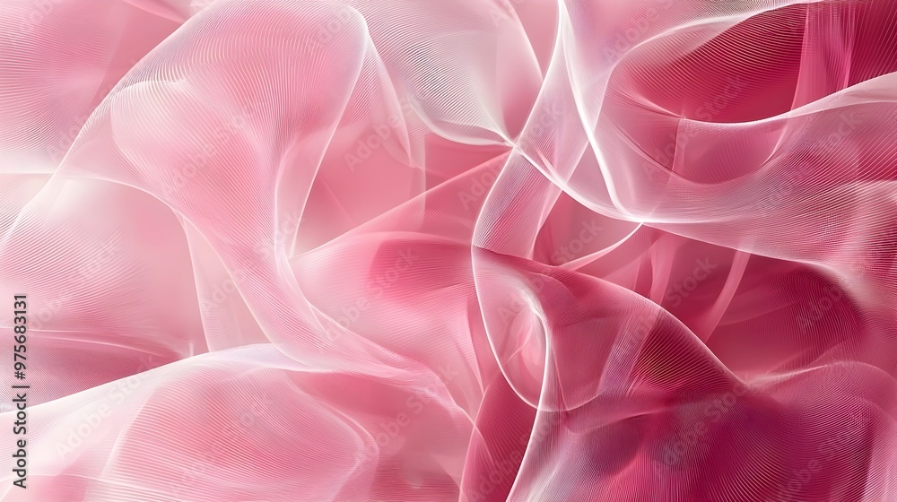 Fototapeta premium Mesmerizing Pastel Fluid Waves Abstract Swirling Silky Texture Digital Art Background