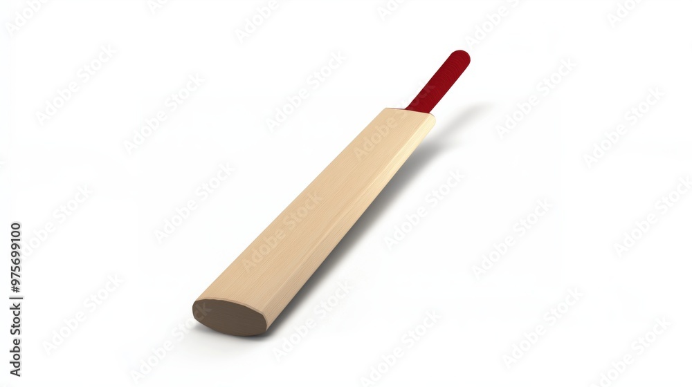 Cricket bat isolated on a white background Cricket bat isolated on a white background