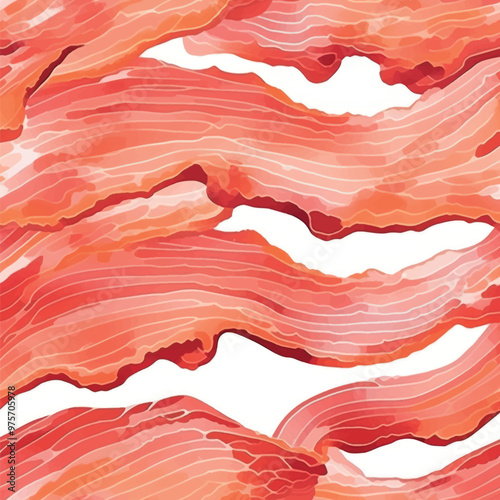 Delicious crispy bacon strips