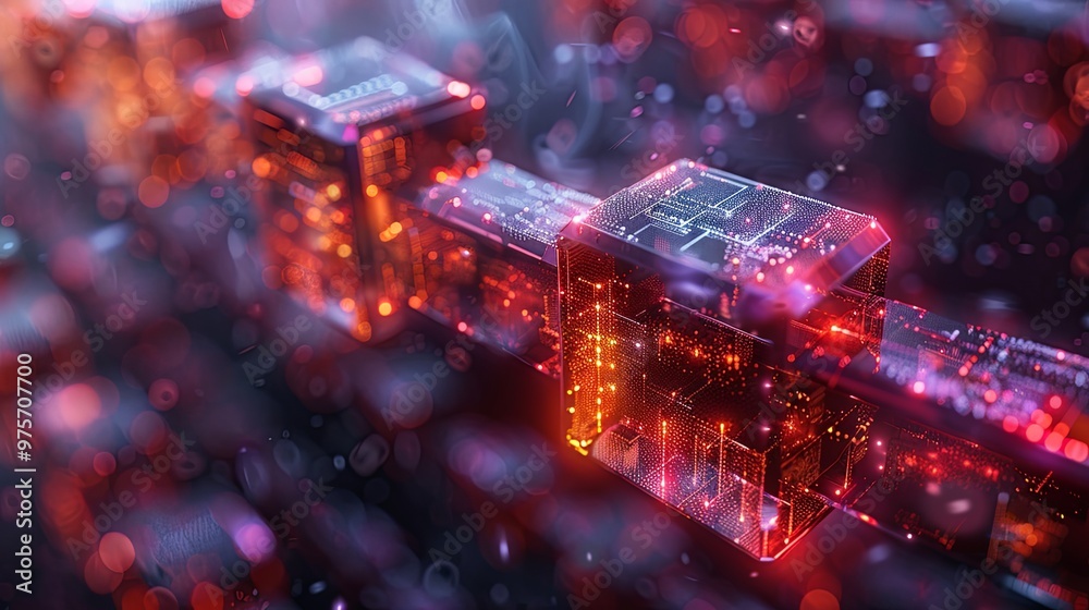 3d rendering NFT or non fungible token. Concept blockchain technology illustration 3d rendering NFT or non fungible token. Concept blockchain technology illustration