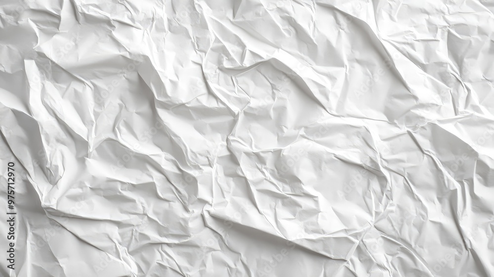 A close-up of white crumpled paper texture, offering a wrinkled and textured background for various design elements. A close-up of white crumpled paper texture, offering a wrinkled and textured background for various design elements.