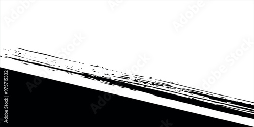 Halftone dots gradient texture grunge background pattern white and black colors.eps 10, modern.