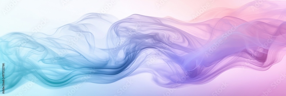 Soft, flowing abstract waves blend pastel colors, creating a serene and calming visual perfect for backgrounds or design projects. Soft, flowing abstract waves blend pastel colors, creating a serene and calming visual perfect for backgrounds or design projects.
