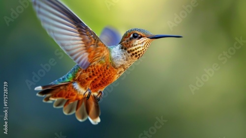 Hummingbird in Flight