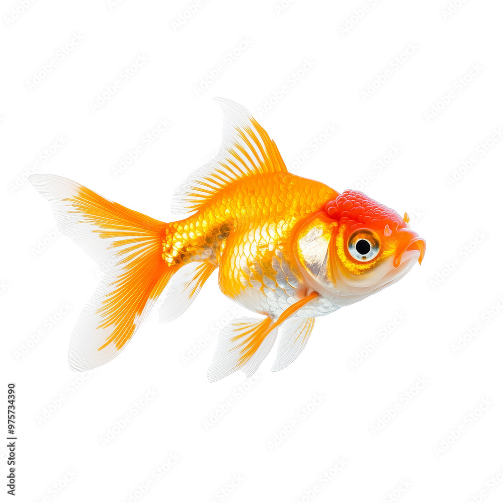 Goldfish Isolated Goldfish Isolated