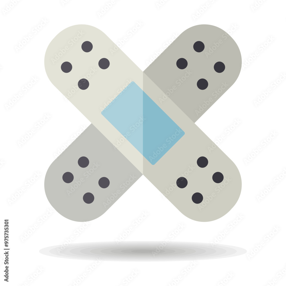 Adhesive plaster vector isolated icon. Medical sign Adhesive plaster vector isolated icon. Medical sign