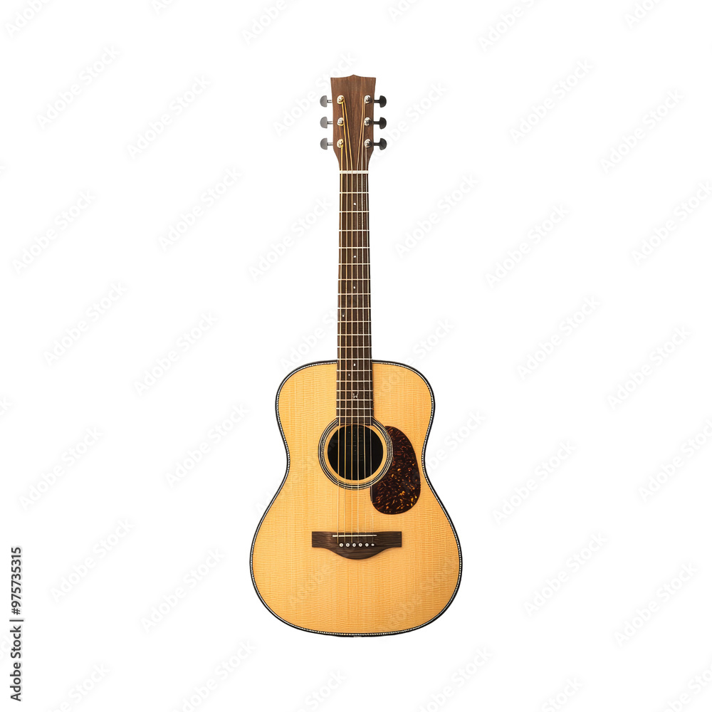 Obraz premium Acoustic Guitar Isolated
