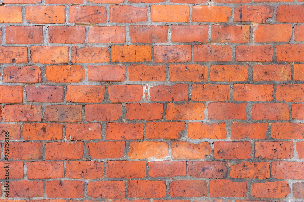 Background of old brick wall pattern texture