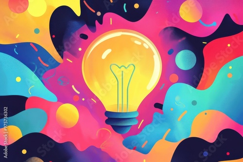 Illustration honoring international creativity and innovation day photo