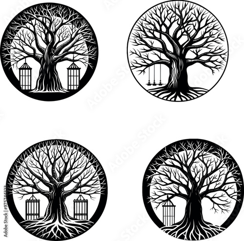 Boab Prison Tree silhouette 