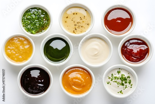 Wallpaper Mural Assortment of Delicious Dips and Sauces Torontodigital.ca