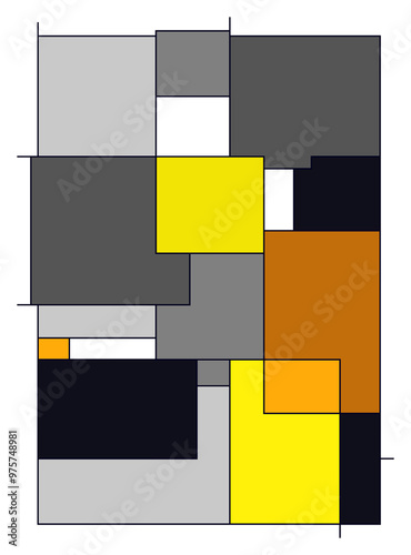 Geometric vector patterns with abstract design consisting of simple square rectangles are suitable for posters backgrounds