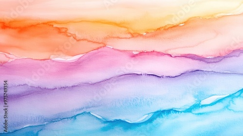 Water-drenched brushstrokes, subtle fluid motions, soft abstract layers, wet paint blending, Watercolor style