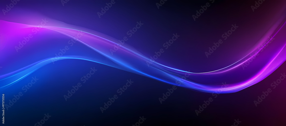 Abstract blue and purple background with curved lines Abstract blue and purple background with curved lines