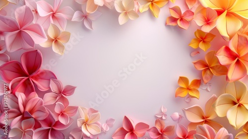 A colorful flower arrangement with a white background