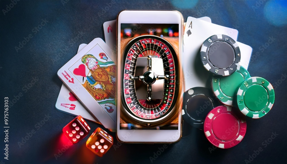 Obraz premium online casino elements