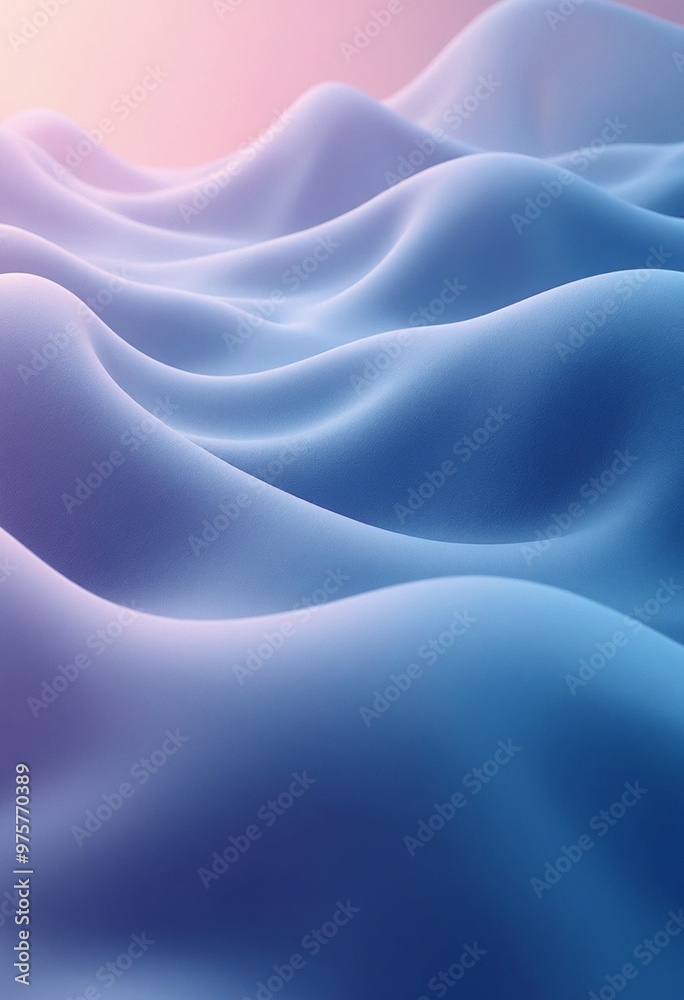 Obraz premium Abstract flowing smooth fractal waves background