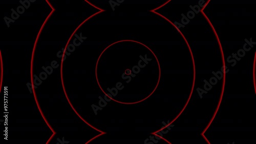 Abstract Red Circles With Alpha