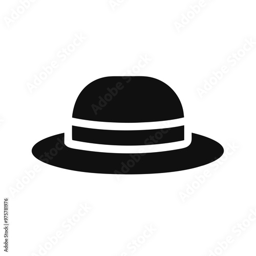 hat vector art illustration