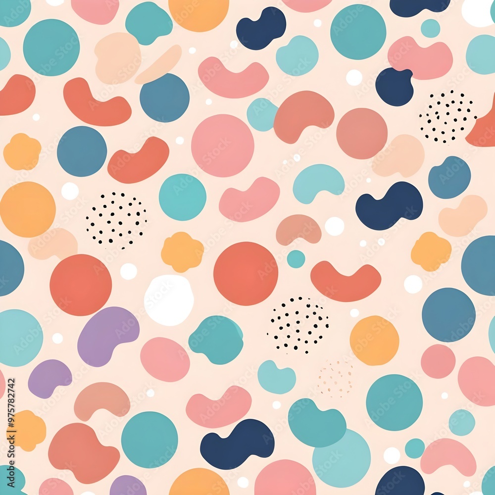 Abstract Colorful Shapes Pattern Abstract Colorful Shapes Pattern