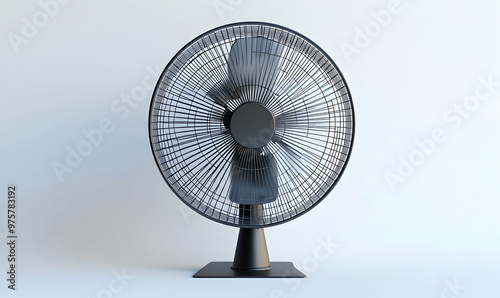 fan isolated on white background with clipping path