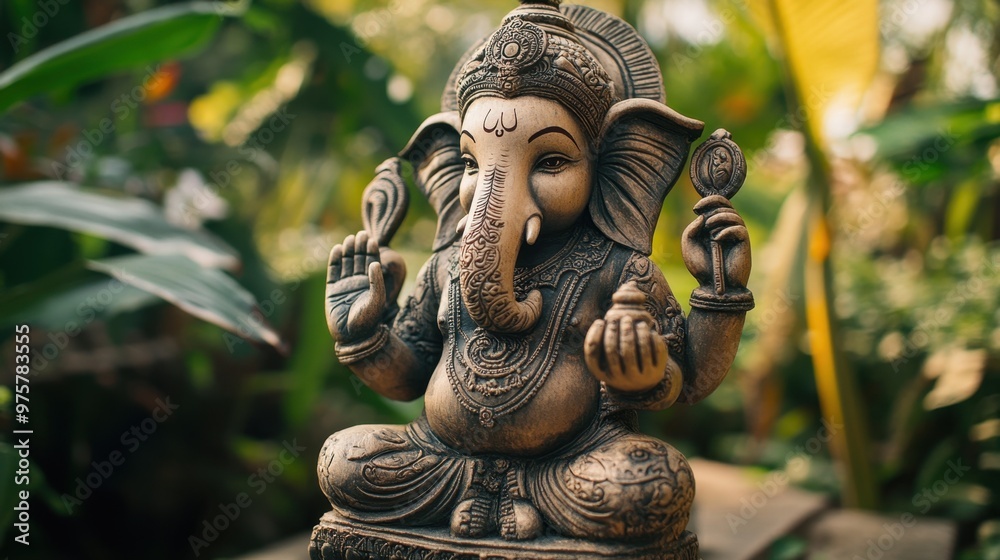 A beautifully crafted eco-friendly Ganesha