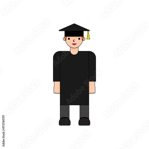 Happy new semester illustration