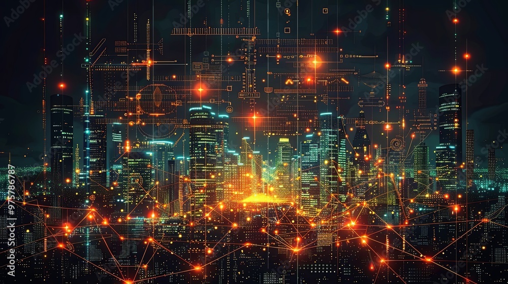 Fondo tecnologicos y científicos Ingeniería informatica y concepto de cadena de bloques. Big data y comunicacion. Internet y analisis de datos en la web. Trabajo en equipo y programacion