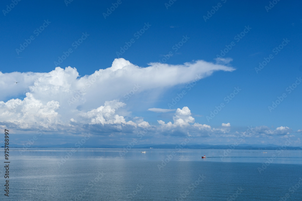 穏やかで波のない有明海 穏やかで波のない有明海